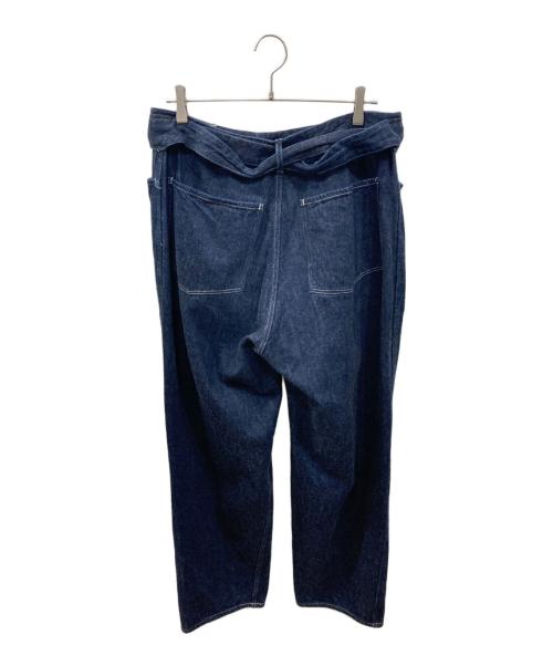 COMOLI（コモリ）COMOLI (コモリ) デニム ベルテッドパンツ インディゴ サイズ:3の古着・服飾アイテム