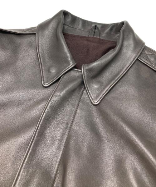 COMOLI（コモリ）COMOLI (コモリ) シープスキンA-2ジャケット ブラウン サイズ:3の古着・服飾アイテム