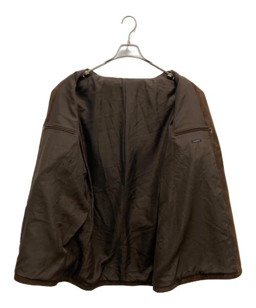 COMOLI（コモリ）COMOLI (コモリ) スエード2Bジャケット ブラウン サイズ:3の古着・服飾アイテム