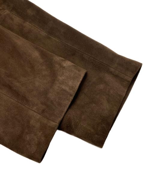 COMOLI（コモリ）COMOLI (コモリ) スエード2Bジャケット ブラウン サイズ:3の古着・服飾アイテム