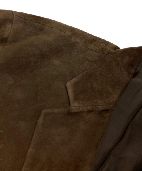 COMOLI（コモリ）COMOLI (コモリ) スエード2Bジャケット ブラウン サイズ:3の古着・服飾アイテム