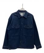 B:MING LIFE STORE by BEAMSビーミングライフストア バイ ビームス）の古着「デニムジャージCPOジャケット」｜インディゴ
