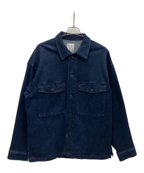 B:MING LIFE STORE by BEAMS（ビーミングライフストア バイ ビームス）B:MING LIFE STORE by BEAMS (ビーミングライフストア バイ ビームス) デニムジャージCPOジャケット インディゴ サイズ:SIZELの古着・服飾アイテム
