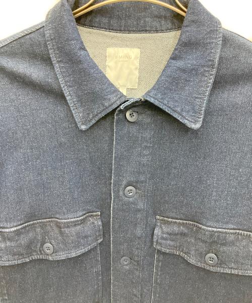 B:MING LIFE STORE by BEAMS（ビーミングライフストア バイ ビームス）B:MING LIFE STORE by BEAMS (ビーミングライフストア バイ ビームス) デニムジャージCPOジャケット インディゴ サイズ:SIZELの古着・服飾アイテム