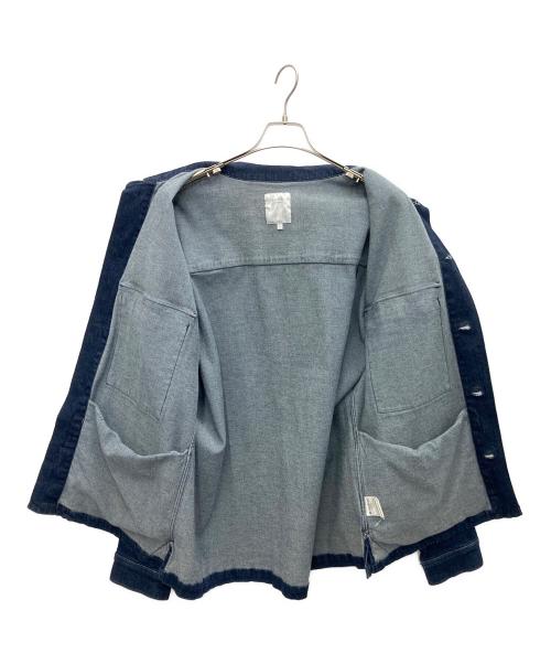 B:MING LIFE STORE by BEAMS（ビーミングライフストア バイ ビームス）B:MING LIFE STORE by BEAMS (ビーミングライフストア バイ ビームス) デニムジャージCPOジャケット インディゴ サイズ:SIZELの古着・服飾アイテム