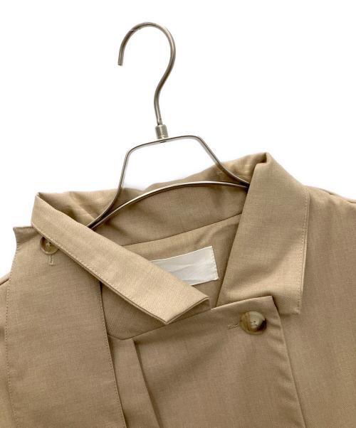 dium（-）dium (-) ハーフトレンチコート ベージュ サイズ:FREEの古着・服飾アイテム