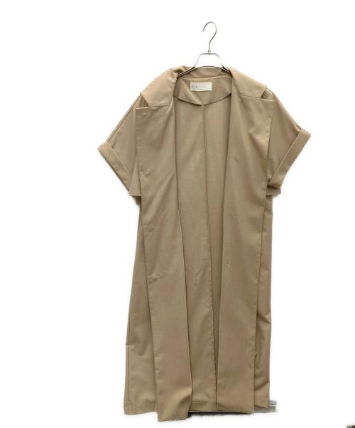 dium（-）dium (-) ハーフトレンチコート ベージュ サイズ:FREEの古着・服飾アイテム