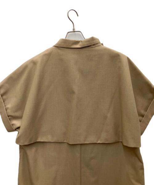 dium（-）dium (-) ハーフトレンチコート ベージュ サイズ:FREEの古着・服飾アイテム