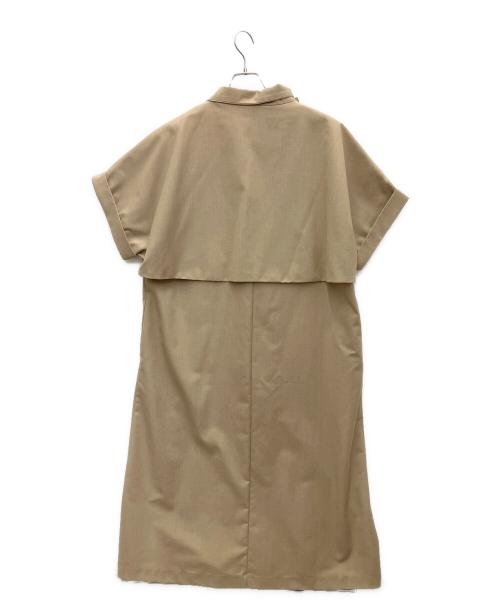 dium（-）dium (-) ハーフトレンチコート ベージュ サイズ:FREEの古着・服飾アイテム
