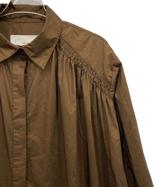 TODAYFUL（トゥデイフル）TODAYFUL (トゥデイフル) Chambray Shirts Dress ブラウン サイズ:38の古着・服飾アイテム