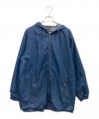 basic EDITIONSベーシック エディション）の古着「デニムフーデッドコート」｜インディゴ