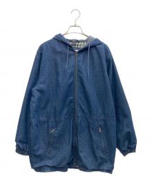 basic EDITIONS（ベーシック エディション）の古着「デニムフーデッドコート」｜インディゴ