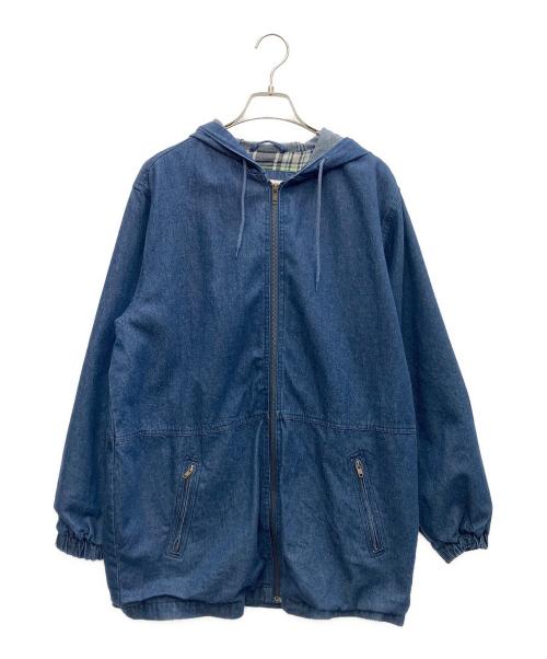 basic EDITIONS（ベーシック エディション）basic EDITIONS (ベーシック エディション) デニムフーデッドコート インディゴ サイズ:Sの古着・服飾アイテム