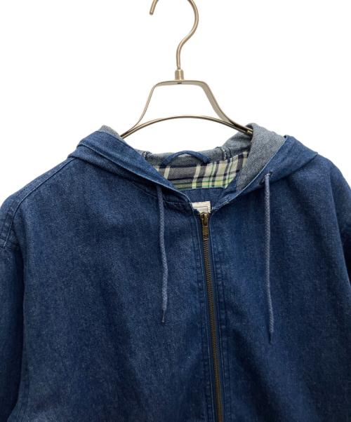 basic EDITIONS（ベーシック エディション）basic EDITIONS (ベーシック エディション) デニムフーデッドコート インディゴ サイズ:Sの古着・服飾アイテム