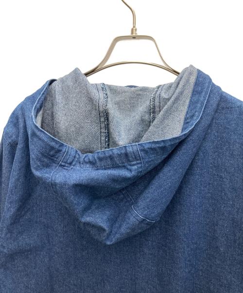 basic EDITIONS（ベーシック エディション）basic EDITIONS (ベーシック エディション) デニムフーデッドコート インディゴ サイズ:Sの古着・服飾アイテム