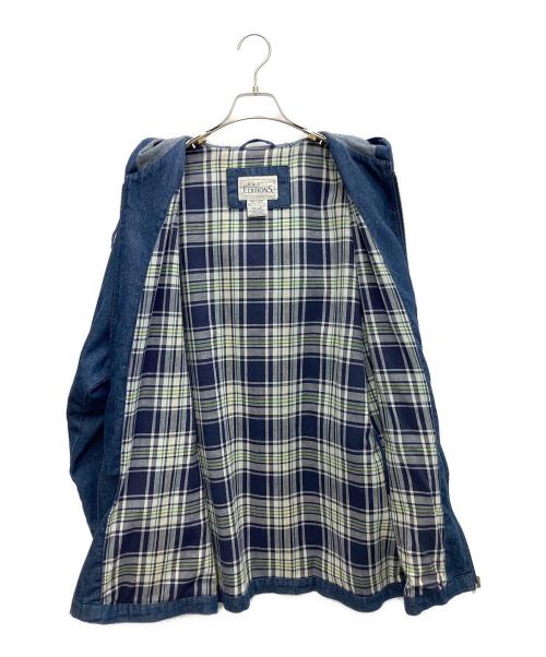 basic EDITIONS（ベーシック エディション）basic EDITIONS (ベーシック エディション) デニムフーデッドコート インディゴ サイズ:Sの古着・服飾アイテム