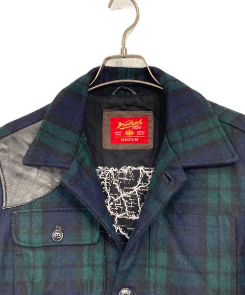 WOOLRICH（ウールリッチ）WOOLRICH (ウールリッチ) ウールハンティングジャケット ネイビー サイズ:Mの古着・服飾アイテム