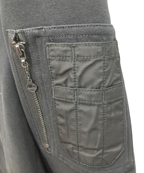 DIESEL（ディーゼル）DIESEL (ディーゼル) レザーコンビテーラードジャケット ネイビー サイズ:SIZESの古着・服飾アイテム