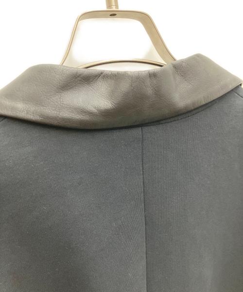 DIESEL（ディーゼル）DIESEL (ディーゼル) レザーコンビテーラードジャケット ネイビー サイズ:SIZESの古着・服飾アイテム