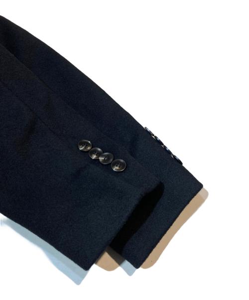 ROBERT CAVANI（ロベルトカバーニ）ROBERT CAVANI (ロベルトカバーニ) 総柄ライニングカシミヤコート ブラック サイズ:50の古着・服飾アイテム