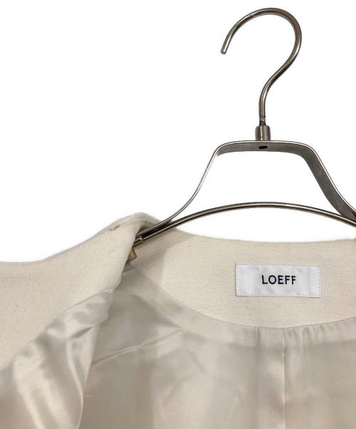 LOEFF（ロエフ）LOEFF (ロエフ) CVLY ツイル ショート ベスト アイボリー サイズ:1の古着・服飾アイテム