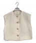 LOEFF（ロエフ）の古着「CVLY ツイル ショート ベスト」｜アイボリー