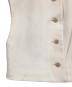 中古・古着 LOEFF (ロエフ) CVLY ツイル ショート ベスト アイボリー サイズ:1：11000円