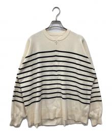 Emma Taylor（エマテイラー）の古着「フロント2wayニットプルオーバー」｜ホワイト