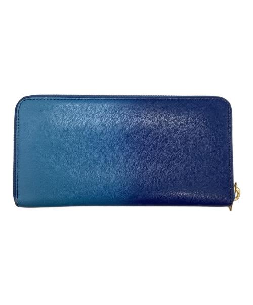 MOTHERHOUSE（マザーハウス）MOTHERHOUSE (マザーハウス) イロドリ ラウンド ロング ウォレット ブルーの古着・服飾アイテム