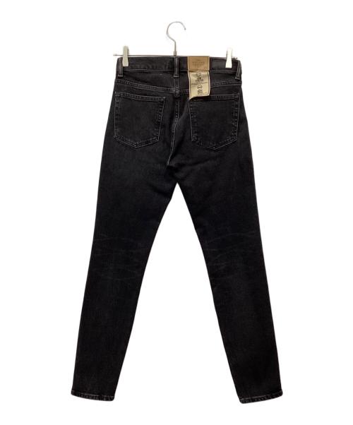 POLO RALPH LAUREN（ポロ・ラルフローレン）POLO RALPH LAUREN (ポロ・ラルフローレン) ハイライズ テーパード フィット ジーンズ ブラック サイズ:26の古着・服飾アイテム