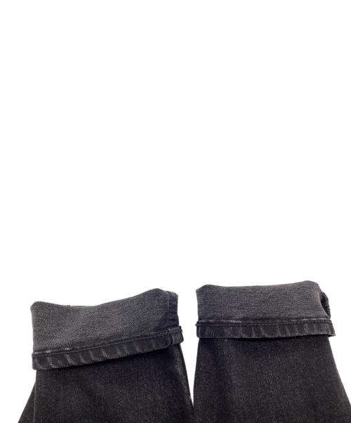 POLO RALPH LAUREN（ポロ・ラルフローレン）POLO RALPH LAUREN (ポロ・ラルフローレン) ハイライズ テーパード フィット ジーンズ ブラック サイズ:26の古着・服飾アイテム