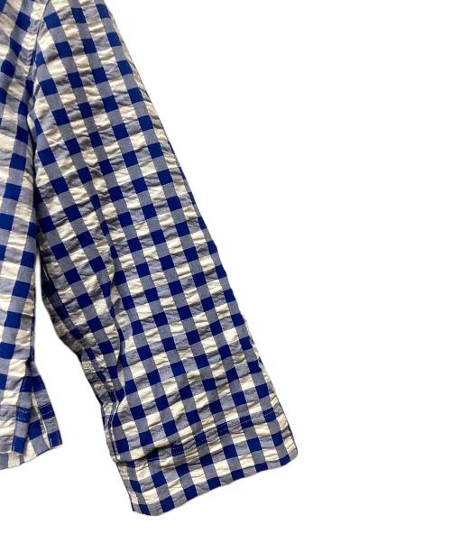 POLO RALPH LAUREN（ポロ・ラルフローレン）POLO RALPH LAUREN (ポロ・ラルフローレン) クロップドブラウス ブルー サイズ:XSの古着・服飾アイテム