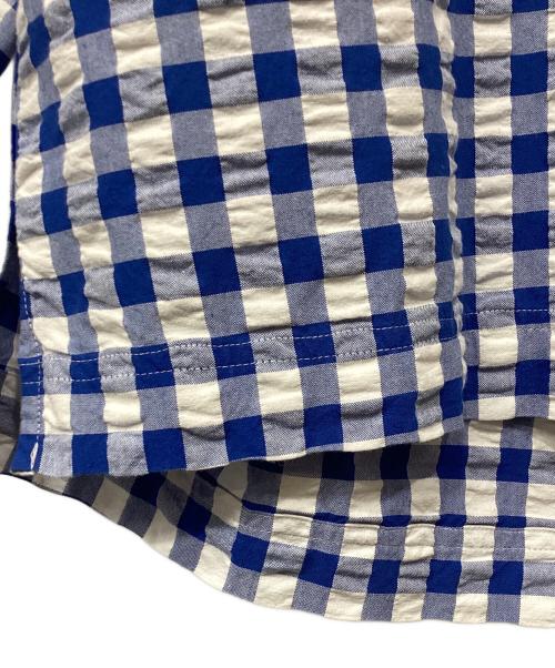 POLO RALPH LAUREN（ポロ・ラルフローレン）POLO RALPH LAUREN (ポロ・ラルフローレン) クロップドブラウス ブルー サイズ:XSの古着・服飾アイテム
