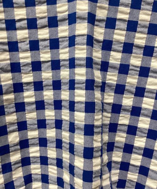 POLO RALPH LAUREN（ポロ・ラルフローレン）POLO RALPH LAUREN (ポロ・ラルフローレン) クロップドブラウス ブルー サイズ:XSの古着・服飾アイテム