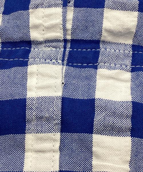 POLO RALPH LAUREN（ポロ・ラルフローレン）POLO RALPH LAUREN (ポロ・ラルフローレン) クロップドブラウス ブルー サイズ:XSの古着・服飾アイテム