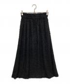 NAVEネイブ）の古着「シャギースカート」｜ブラック