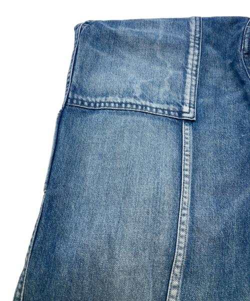 SERGE de bleu（サージ デ ブルー）SERGE de bleu (サージ デ ブルー) SALOPETTE インディゴ サイズ:38の古着・服飾アイテム