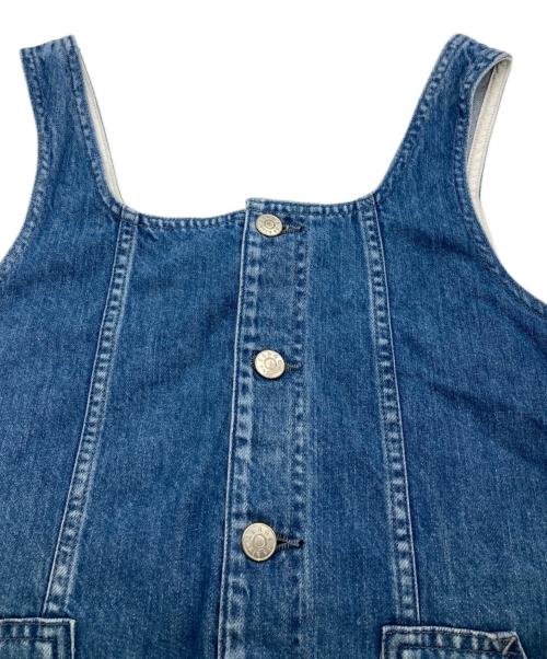 SERGE de bleu（サージ デ ブルー）SERGE de bleu (サージ デ ブルー) SALOPETTE インディゴ サイズ:38の古着・服飾アイテム