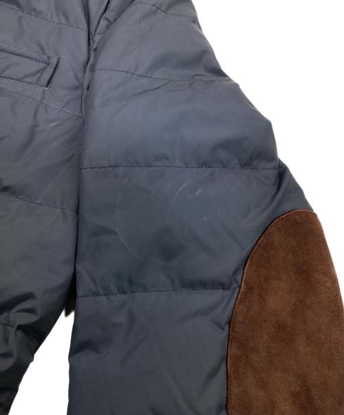 POLO RALPH LAUREN（ポロ・ラルフローレン）POLO RALPH LAUREN (ポロ・ラルフローレン) エルボーパッチダウンジャケット ネイビー サイズ:Sの古着・服飾アイテム