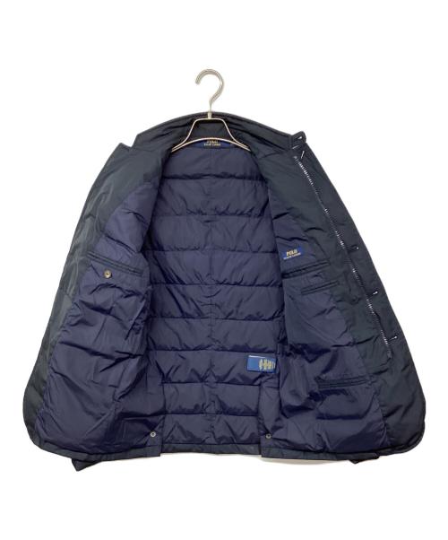 POLO RALPH LAUREN（ポロ・ラルフローレン）POLO RALPH LAUREN (ポロ・ラルフローレン) エルボーパッチダウンジャケット ネイビー サイズ:Sの古着・服飾アイテム