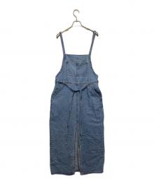 ACLENT（アクレント）の古着「デニムサロペットスカート」｜ブルー