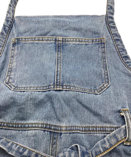 ACLENT（アクレント）ACLENT (アクレント) デニムサロペットスカート ブルー サイズ:Fの古着・服飾アイテム