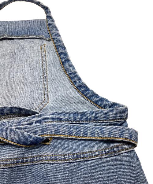 ACLENT（アクレント）ACLENT (アクレント) デニムサロペットスカート ブルー サイズ:Fの古着・服飾アイテム