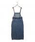 ACLENT (アクレント) デニムサロペットスカート ブルー サイズ:F：4500円