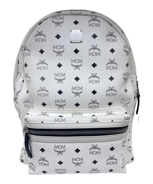 MCM（エムシーエム）MCM (エムシーエム) スタークバックパックヴィセトス ホワイトの古着・服飾アイテム