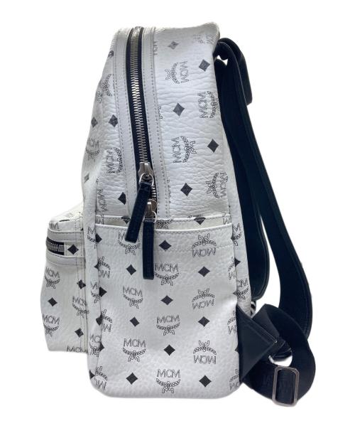 MCM（エムシーエム）MCM (エムシーエム) スタークバックパックヴィセトス ホワイトの古着・服飾アイテム