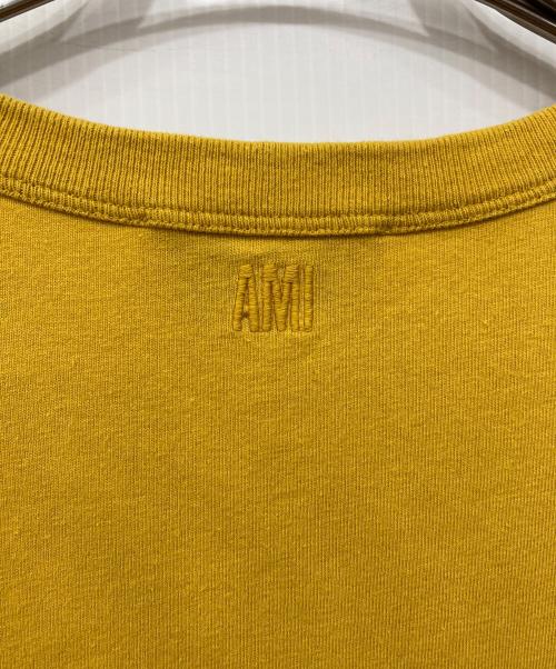 AMI Alexandre Mattiussi（アミアレクサンドルマテュッシ）AMI Alexandre Mattiussi (アミアレクサンドルマテュッシ) 半袖Tシャツ イエロー サイズ:Lの古着・服飾アイテム
