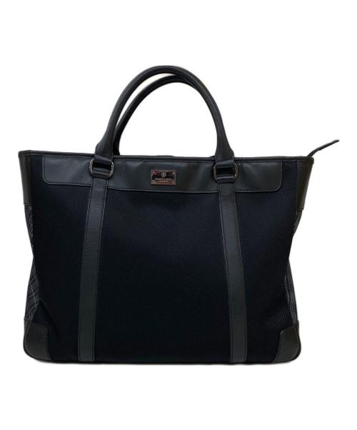 BLACK LABEL CRESTBRIDGE（ブラックレーベル クレストブリッジ）BLACK LABEL CRESTBRIDGE (ブラックレーベル クレストブリッジ) ビジネストートバッグ ブラックの古着・服飾アイテム