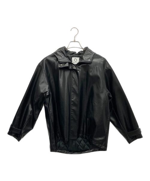 MARW UNITED ARROWS（マルゥ ユナイテッドアローズ）MARW UNITED ARROWS (マルゥ ユナイテッドアローズ) フェイクレザーブルゾン ブラック サイズ:SIZE36の古着・服飾アイテム