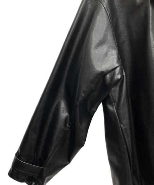 MARW UNITED ARROWS（マルゥ ユナイテッドアローズ）MARW UNITED ARROWS (マルゥ ユナイテッドアローズ) フェイクレザーブルゾン ブラック サイズ:SIZE36の古着・服飾アイテム